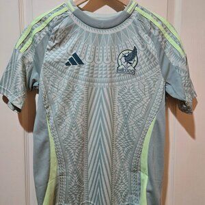 Adidas Mexico National Soccer Team Away Jersey - Size Youth Large - BNWT